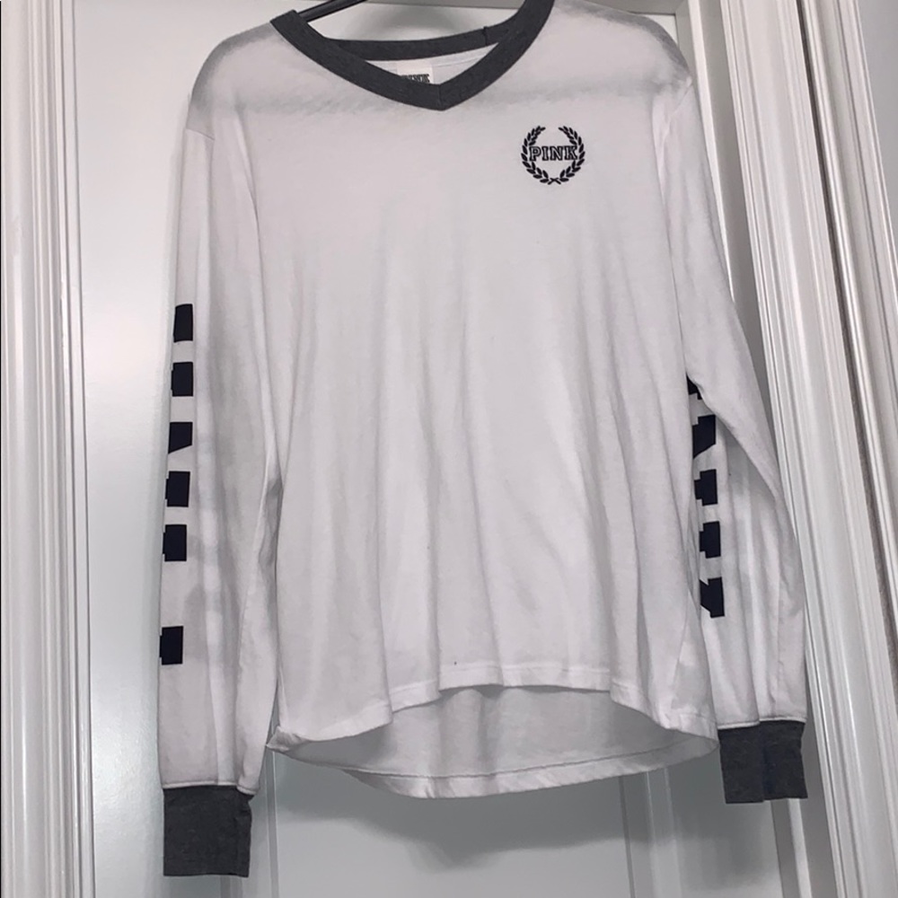 PINK long sleeve sleep tee